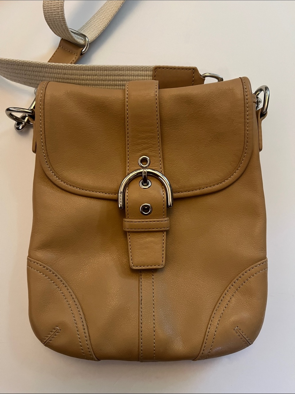 Coach Tan Crossbody - Picture 2 of 11